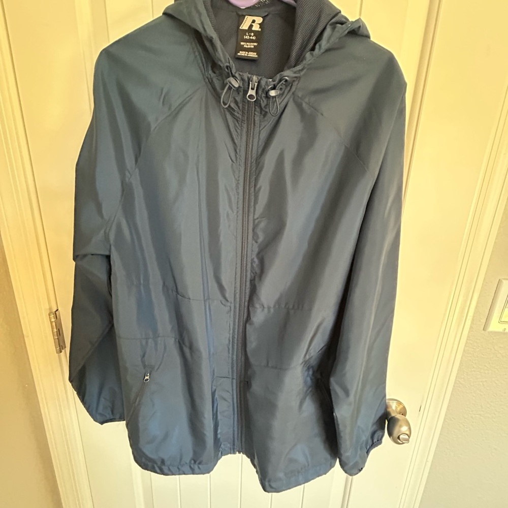 Russell Athletic Navy Mesh Jacket